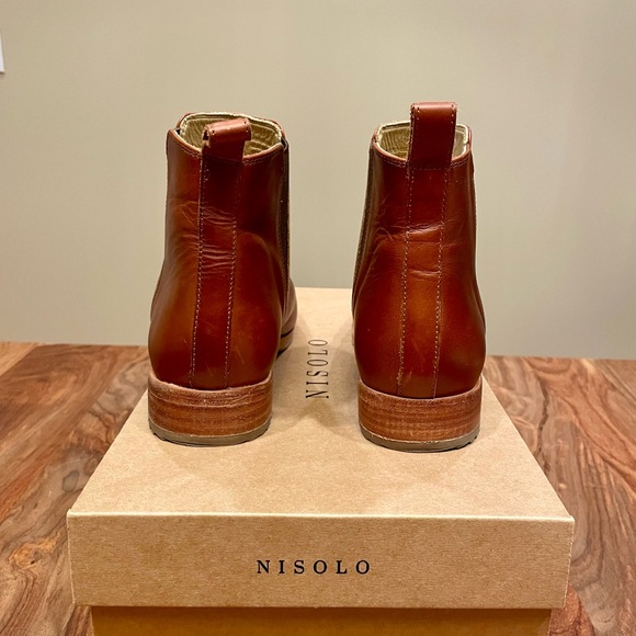 Nisolo Eva Everyday Chelsea Boot, Brandy, 9.5 - Picture 6 of 9